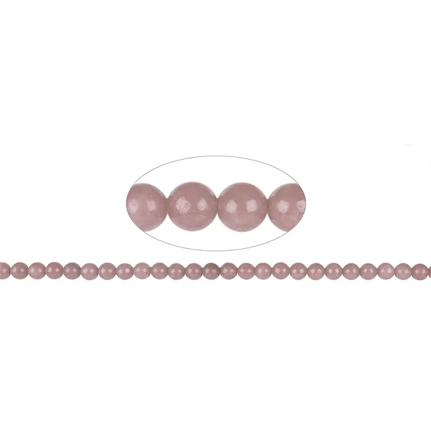 Rang de collier boules, Thulite B (Chine), 06mm | Marco Schreier