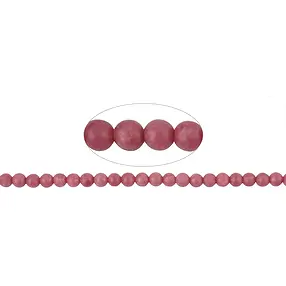 String Beads, Thulite (Norway), 06mm | wholesaler gems, healing stones & jewelry