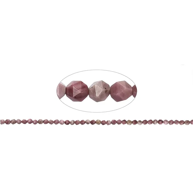 Strang Kugeln, Thulit, facettiert, 06mm (39cm) | Marco Schreier