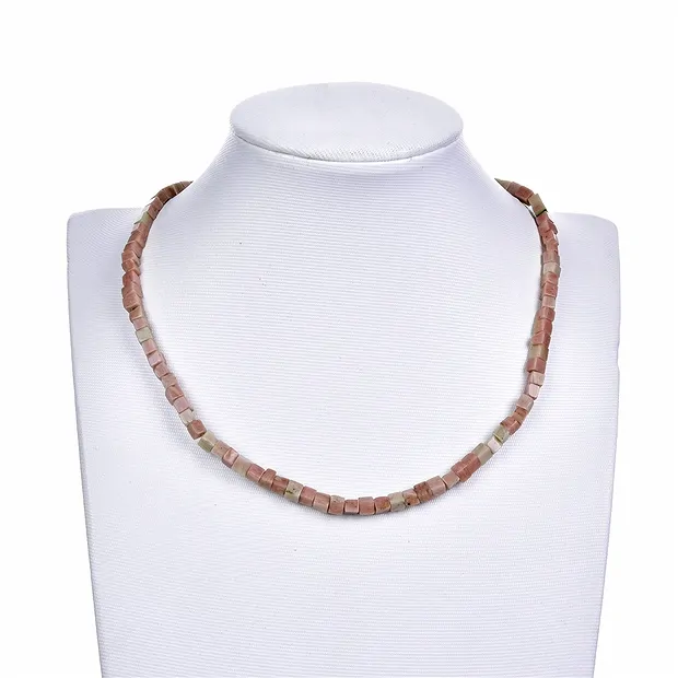 Strang Würfel, Thulit, 04mm | Mineralien-Handel Edelsteine, Heilsteine & Schmuck