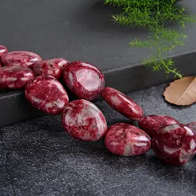 Fili di pepite, Thulite, 18 x 14 mm (39 cm) | grossista gemme e pietre curative