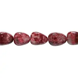 141900602423 Fili di pepite, Thulite, 18 x 14 mm (39 cm) | grossista gemme e pietre curative