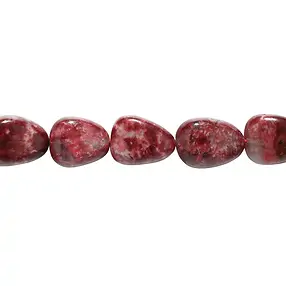Fili di pepite, Thulite, 18 x 14 mm (39 cm) | grossista gemme e pietre curative