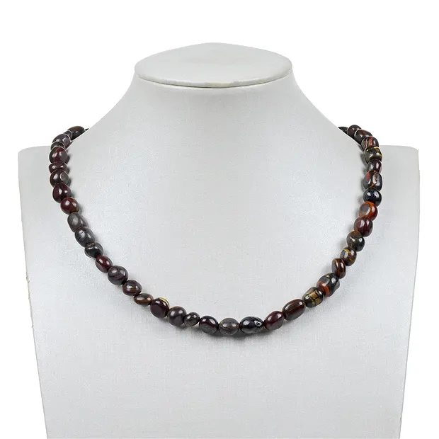 Strand of nuggets, Tiger Iron, 07 - 09mm (38cm) | gems, healing stones & jewelry