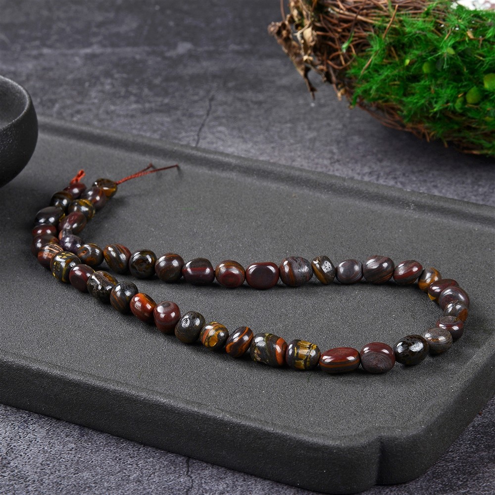 Strang Nuggets, Tigereisen, 07 - 09mm (38cm) | Edelsteine, Heilsteine & Schmuck