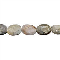 141920314020 Oval strand, Picasso Marble, faceted edge, 06 x 04mm | Marco Schreier
