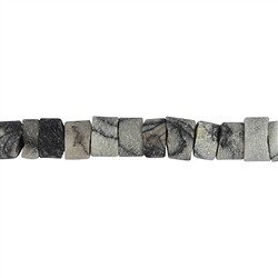 141920409211 Strand cylinder, Picasso Marble, matt, 03-04 x 05mm (39cm) | Marco Schreier