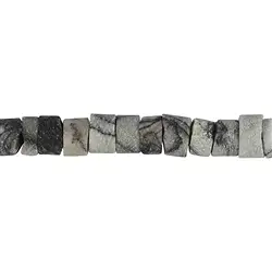141920409211 Strand cylinder, Picasso Marble, matt, 03-04 x 05mm (39cm) | Marco Schreier