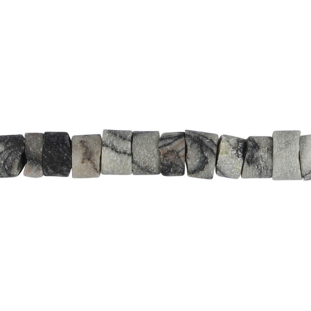 Cilindro a filo, Marmo di Picasso, opaco, 03-04 x 05mm (39cm) | Marco Schreier