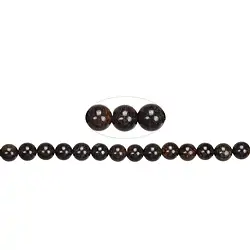 141940100720 Strang Kugeln, Bronzit, 08mm | Mineralienhandel Edelsteine, Heilsteine & Schmuck