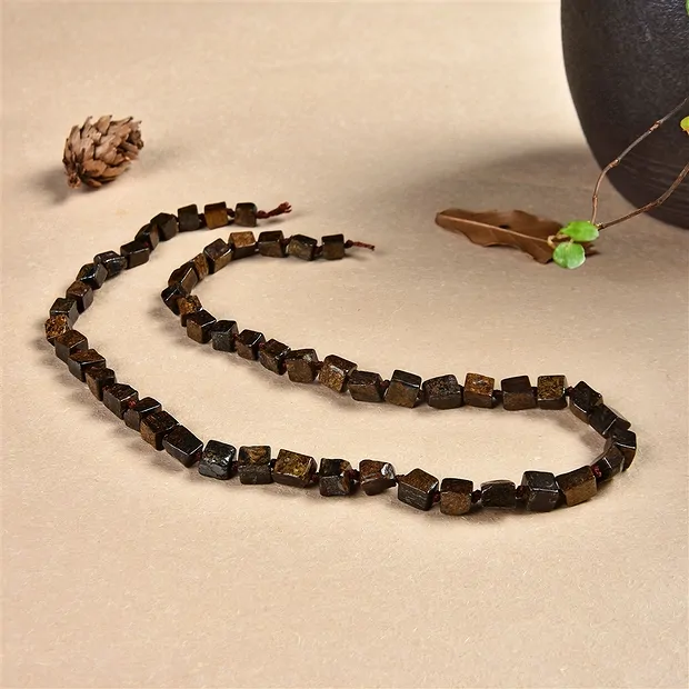 Strand of cubes, Bronzite, 06-08 x 06-08mm (43cm) | Marco Schreier