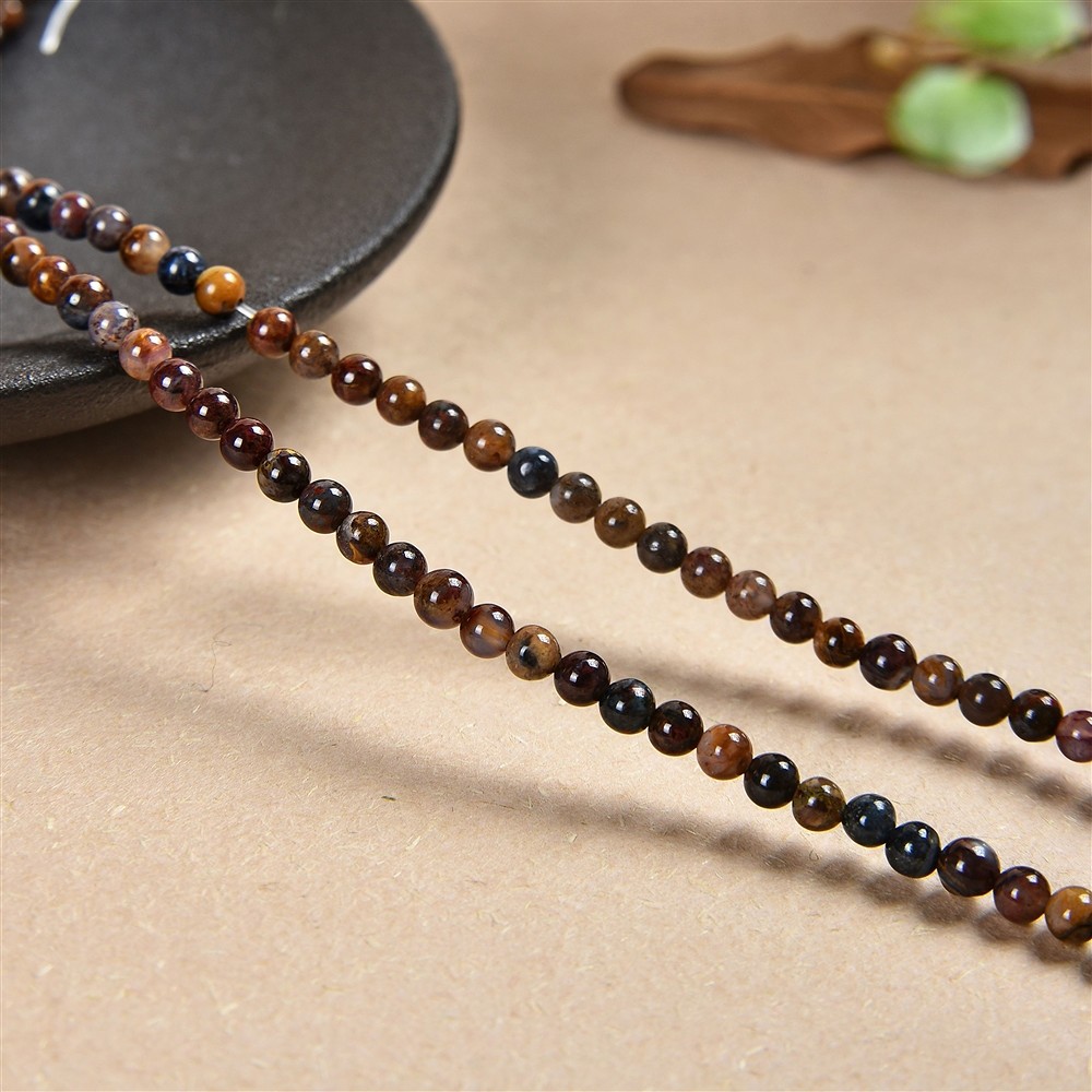 Filo di perline, Pietersite, 03 mm | Gemme Schreier, pietre curative e gioielli