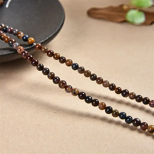 Strang Kugeln, Pietersit, 03mm | Großhändler Edelsteine, Heilsteine & Schmuck