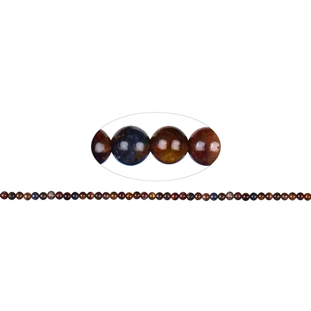 String Beads, Pietersite, 03mm | minerals trade - gems, healing stones & jewelry