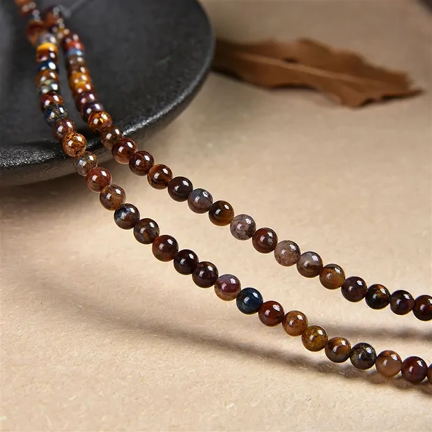 Rang de collier boules, Piétersite, 04mm | Marco Schreier