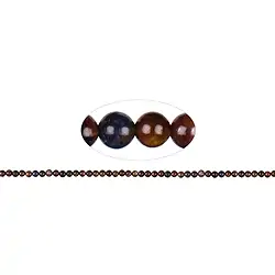 141950100320 Rang de collier boules, Piétersite, 04mm | Marco Schreier