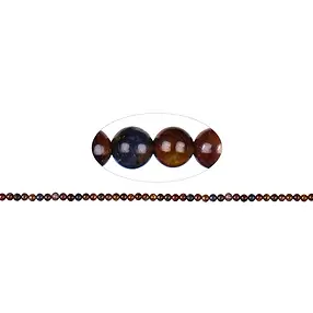 String Beads, Pietersite, 04mm | minerals trade - gems, healing stones & jewelry