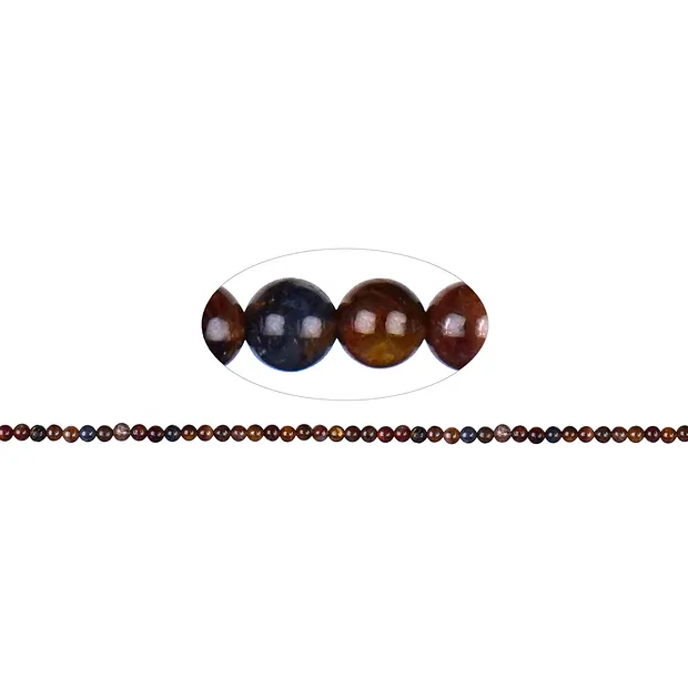 String Beads, Pietersite, 04mm | minerals trade - gems, healing stones & jewelry
