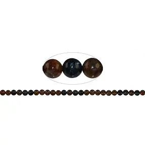 String Beads, Pietersite, 07mm | minerals trade - gems, healing stones & jewelry