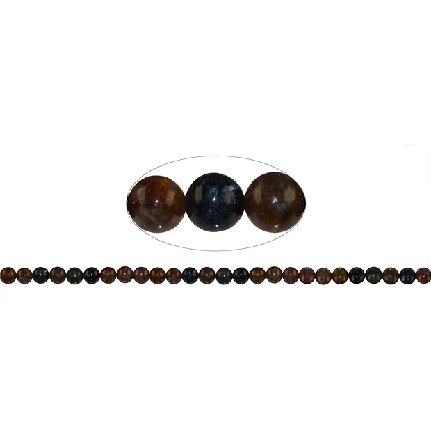 Rang de collier boules, Piétersite, 07mm | Marco Schreier