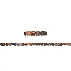 141950210220 Rang de colliers, Piétersite, facetté, 02 x 02 x 02mm | Marco Schreier