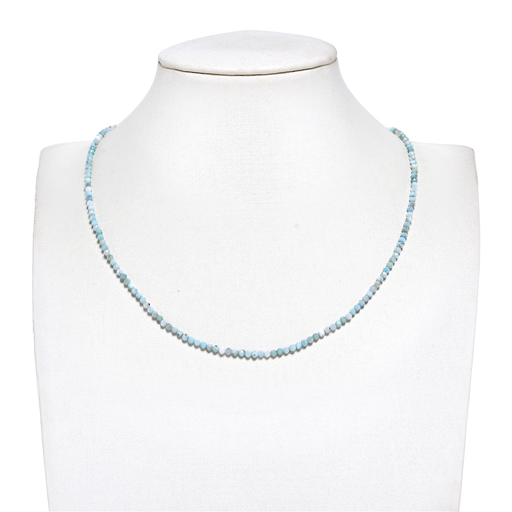 Strang Kugeln, Larimar, facettiert, 02mm (39cm) | Marco Schreier