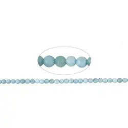 141960100320 Strang Kugeln, Larimar A, 04mm | Großhändler Edelsteine, Heilsteine & Schmuck