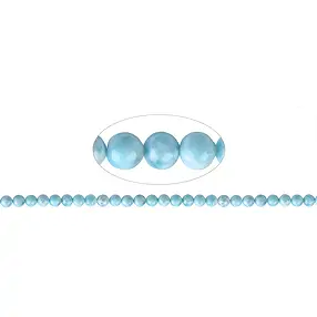 Cuentas preciosas, Larimar AAA, 05mm | Marco Schreier