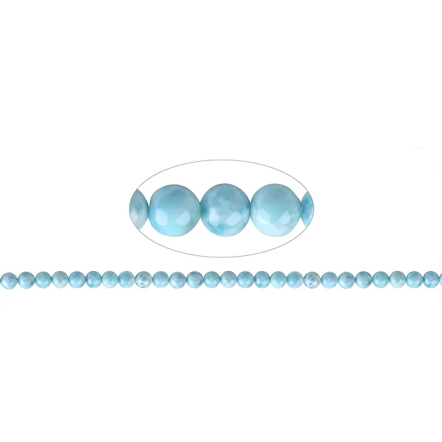 Cuentas preciosas, Larimar AAA, 05mm | Marco Schreier