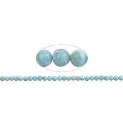 141960100620 String Beads, Larimar AB, 07mm | minerals trade - gems, healing stones &amp; jewelry