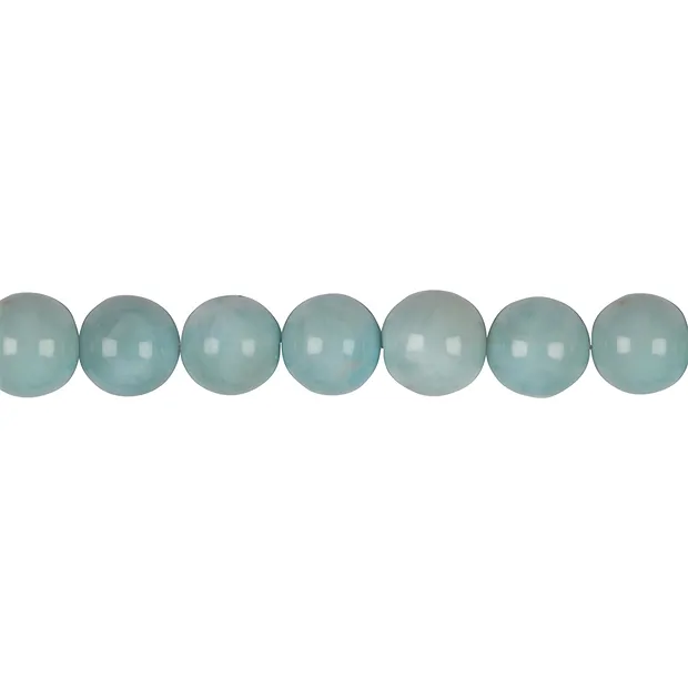 Filo di perline, Larimar AAA, 09mm | Gemme Schreier, pietre curative e gioielli