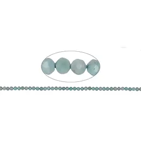 Cuentas preciosas, Larimar, facetadas, 02-02,5mm | Marco Schreier