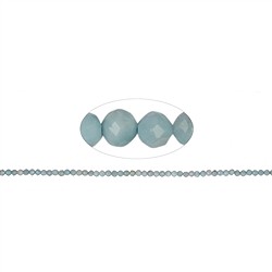 141960109520 Strang Kugeln, Larimar, facettiert, 01,75-02,0mm | Marco Schreier