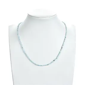 Strang Kugeln, Larimar, facettiert, 02mm (38cm) | Marco Schreier