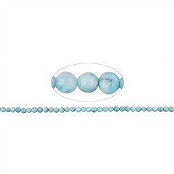 141960112020 Strang Kugeln, Larimar, 03,5mm (39cm) | Edelsteine, Heilsteine & Schmuck-Handel