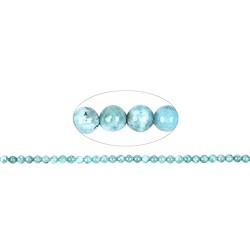 141960112321 String Beads, Larimar A, 04,8 - 05,2mm (39cm) | wholesaler gems &amp; healing stones
