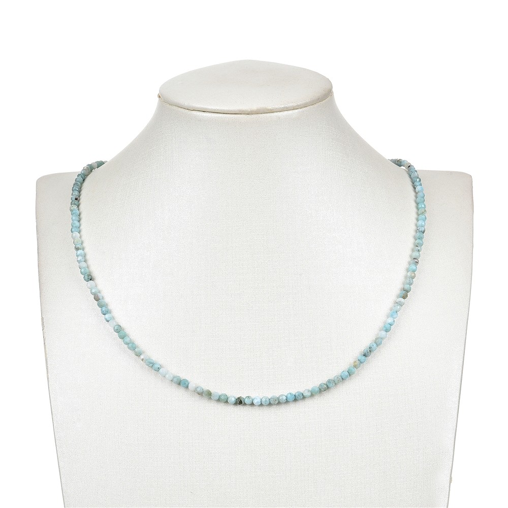 Cuentas preciosas, Larimar, facetado, 03.5mm | Marco Schreier