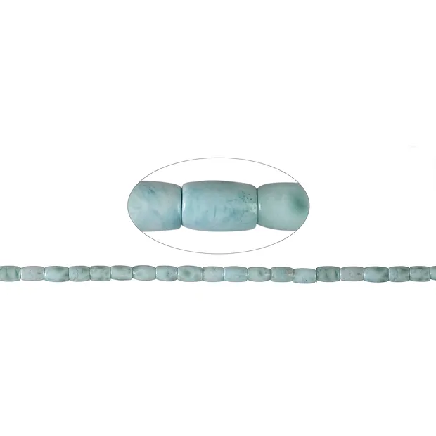 Filo conduttore, Larimar, 07 x 05 mm | grossista gemme e pietre curative