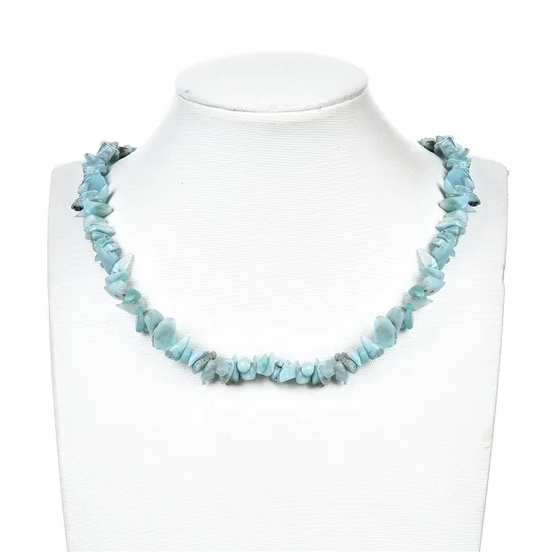 Rang de colliers, Larimar A, 01-04 x 07-10mm | Marco Schreier