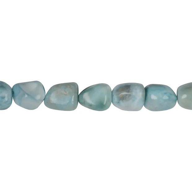 Tiras de pepitas, Larimar, 12-15 x 08-11mm | Marco Schreier