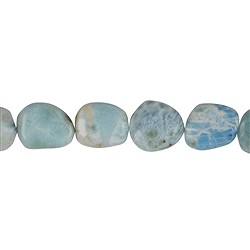 141960625020 Rang de collier, Larimar, 20-30 x 18-22mm | Marco Schreier
