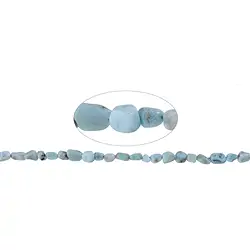 141960630820 Rang de colliers Nuggets, Larimar, 06-10 x 05-08mm | Marco Schreier