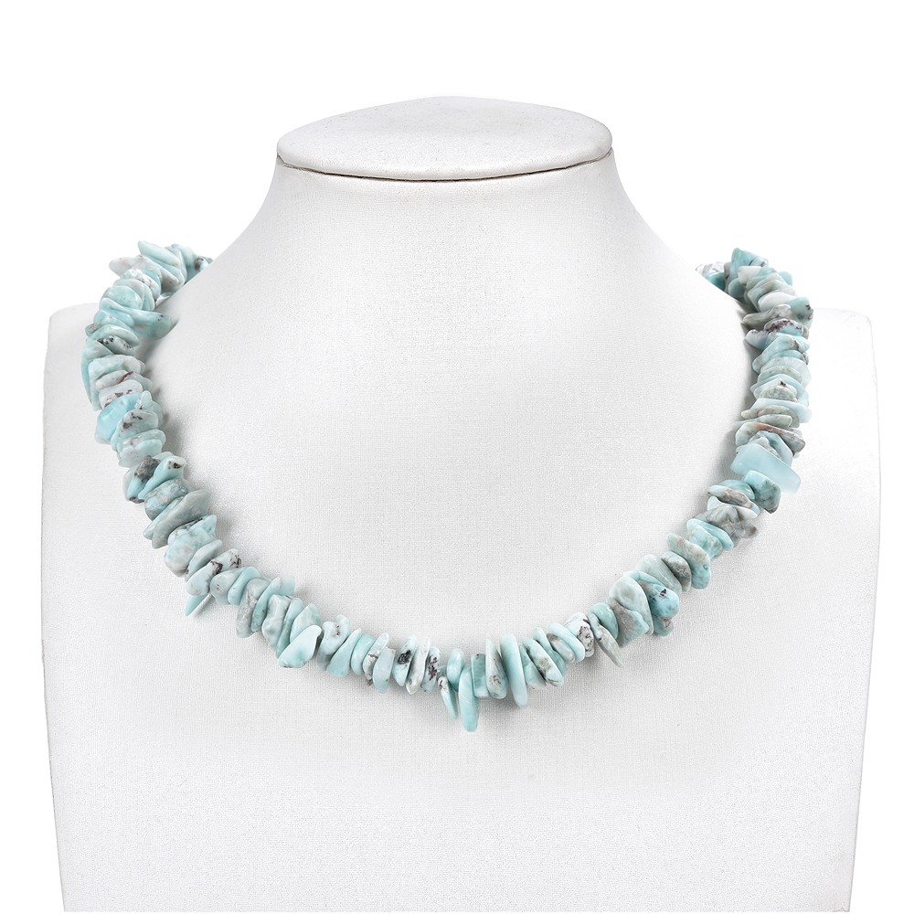 Rangs de colliers, Larimar, 02-04 x 10-12mm | Marco Schreier