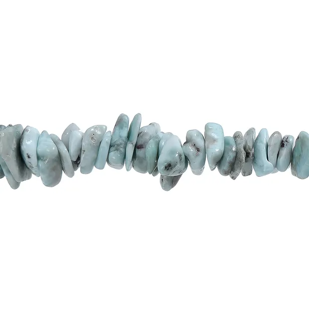 Scheggia di filo, Larimar, 02-04 x 10-12 mm | grossista gemme e pietre curative