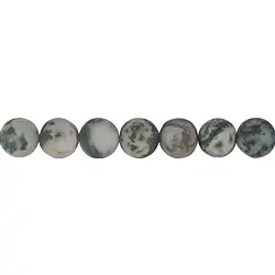 141980100911 Strang Kugeln, Baumachat, matt, 10mm (38cm) | Edelsteine, Heilsteine & Schmuck