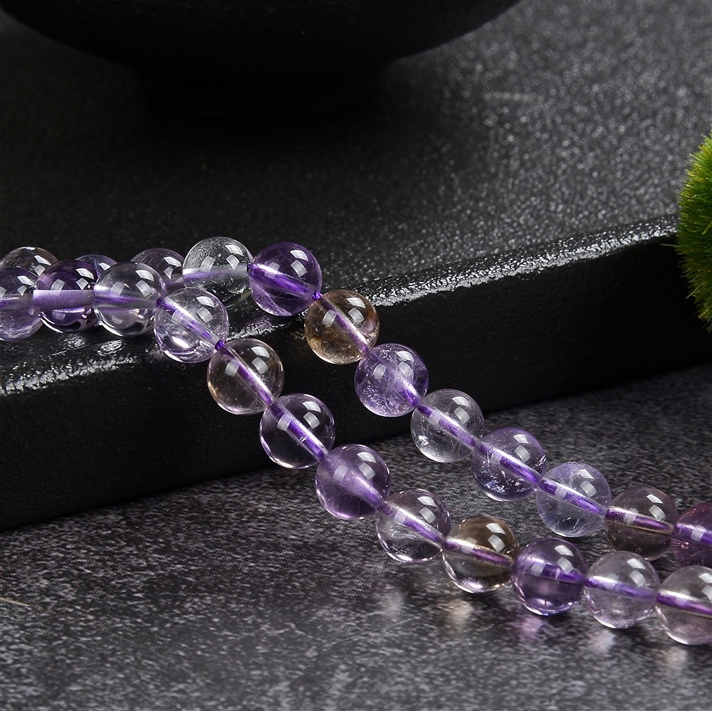 String Beads, Ametrine, 06mm (39cm) | wholesaler gems, healing stones & jewelry