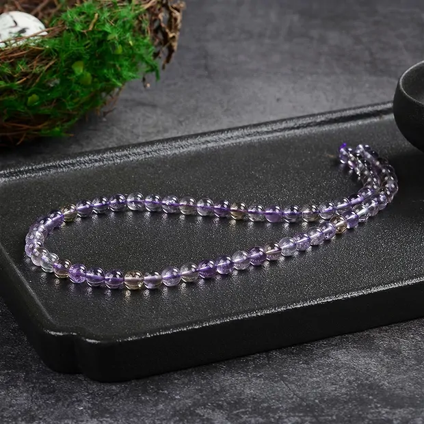 Strang Kugeln, Ametrin, 06mm (39cm) | Schreier Edelsteine, Heilsteine & Schmuck