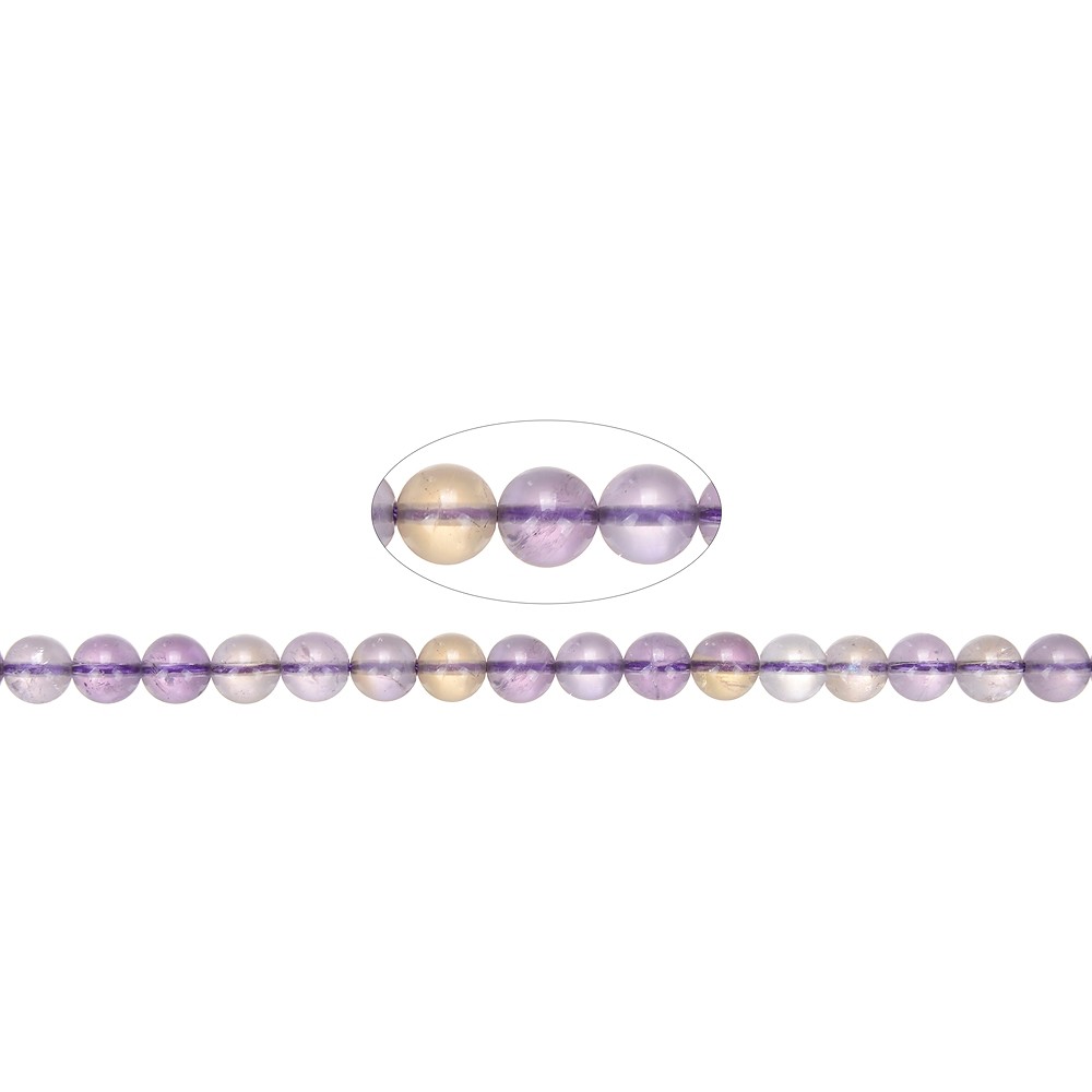 String Beads, Ametrine, 06mm (39cm) | wholesaler gems, healing stones & jewelry