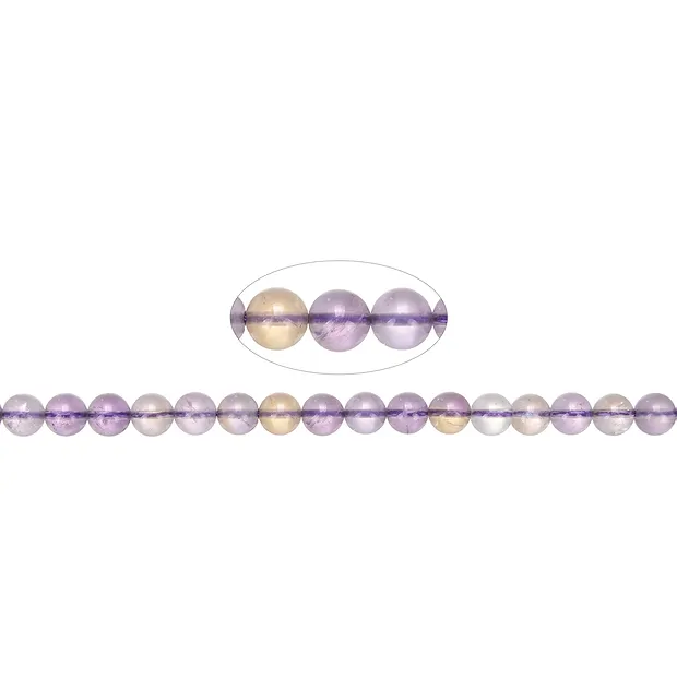 Filo di perline, Ametrina, 06 mm (39 cm) | grossista gemme e pietre curative