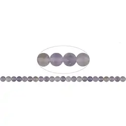 141990100710 Cuentas de piedras preciosas, Ametrino, mate, 08mm (38 cm) | Marco Schreier